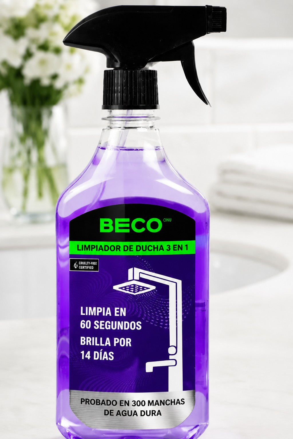 BECO Limpiador de Ducha 3 en 1 500 ml