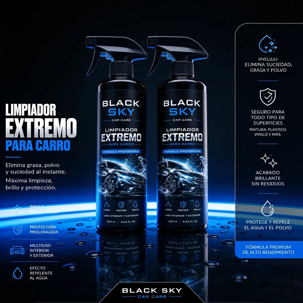 Pack 2 unidades Black Sky
